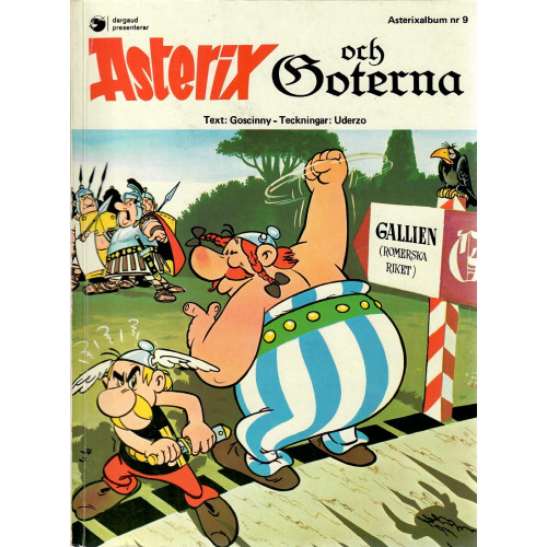Asterix 09 Och Goterna (2:a upplaga 1973) (15,95) (Begagnad)