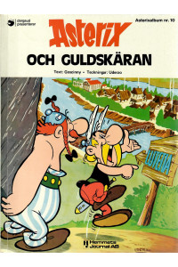 Asterix 10 Asterix och guldskäran (3:e upplaga 1976) (13,95) (Begagnad)