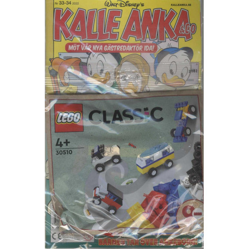 Kalle Anka & Co 2022-33/34 Barnen tar över Ankeborg (Lego classic medföljer) 
