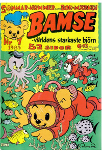 Bamse 1983-07 Med bokmärken (Begagnad)