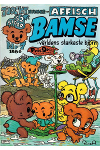 Bamse 1986-07 (Sommarnummer med affisch) (Begagnad)