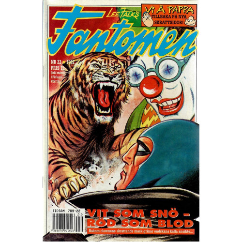 Fantomen 1992-22 - klistermärken medföljer (Begagnad)