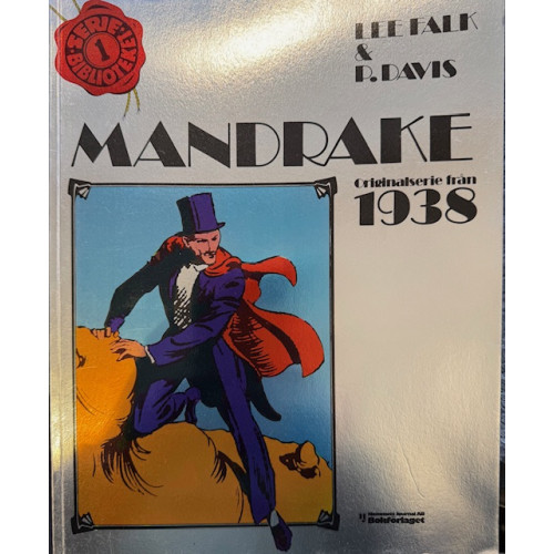 Mandrake - Originalserie från 1938 (Seriebiblioteket nr 1) (Begagnad) Mandrake - Originalserie från 1938 (Seriebiblioteket nr 1) (Begagnad)