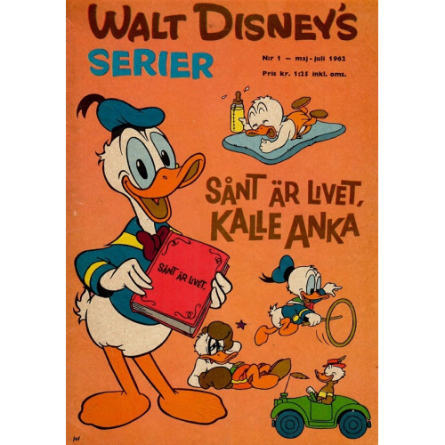 Walt Disneys serier 1962-01 Sånt är livet Kalle Anka(1:a nr) (Begagnad) 