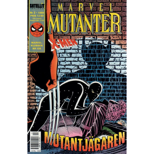 Marvel Mutanter 1989-02 (Begagnad)