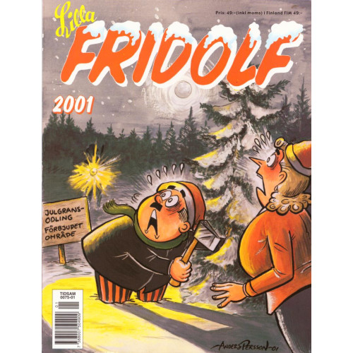 Lilla Fridolf Julalbum 2001 (Begagnad)