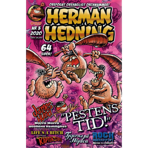Herman Hedning 2020-03 Pestens tid!