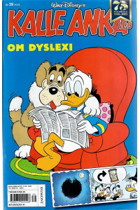 Kalle Anka & Co 2023-39 Om dyslexi