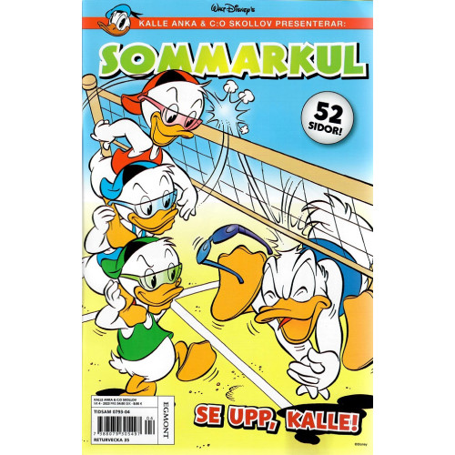 Kalle Anka & Co Skollov presenterar 2023-04 Sommarkul - Se upp, Kalle