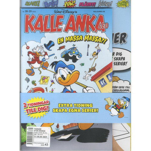 Kalle Anka & Co 2025-38/39 (extra tidning medföljer)