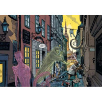 Pussel - Theos, De tusen farornas gränd (1000 bitar)