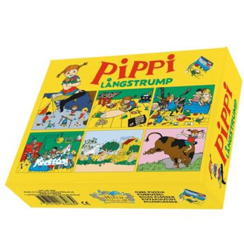 Pusselbok - Pippi Långstrump -  (Kub-pussel)