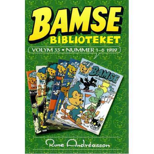 Bamse Biblioteket Vol 33 (1-6 1989) (Inb) 