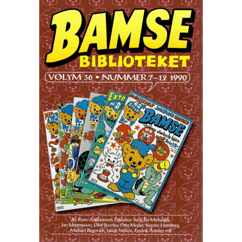 Bamse Biblioteket Vol 36 (7-12 1990) (Inb) 