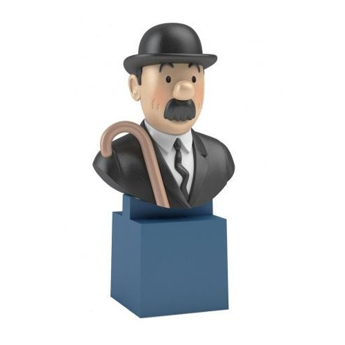 Plastfigur - Byst - Dupond, 7 cm (Käpp på höger axel) 