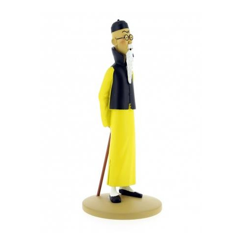 Staty - Wang Jen Ghe (Vitt pipiskägg), 12 cm i resin