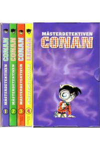 Mästerdetektiven Conan 01-04 Boxset (Få ex kvar)