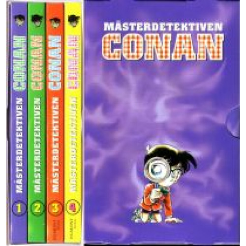 Mästerdetektiven Conan 01-04 Boxset 