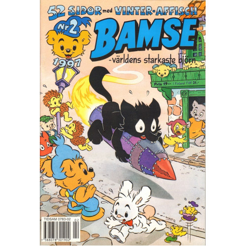 Bamse 1997-02 (Med vinter-affisch)