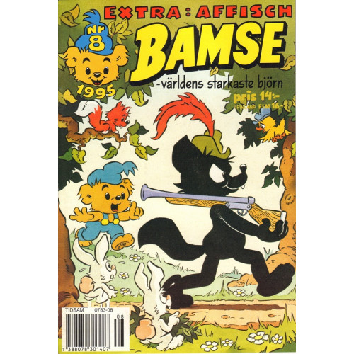 Bamse 1995-08 (Med affisch) 