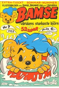 Bamse 1982-07 (Med klistermärken)