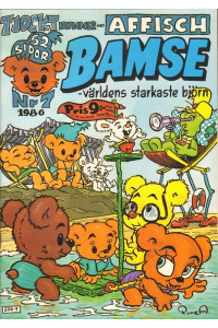 Bamse 1986-07 (Sommarnummer med affisch)