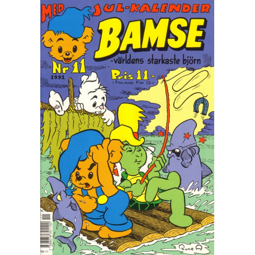 Bamse 1991-11 (Med jul-kalender)