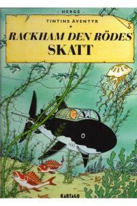 Tintin 12 - Rackham den rödes skatt Del 2 (Inb) (Nytryck på Kartago förlag)