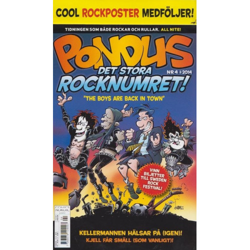 Pondus 2014-04 (Cool rockposter medföljer)