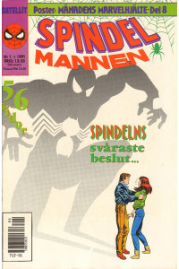Spindelmannen 1991-01 (Inbjudningskort, Bröllop medföljer)