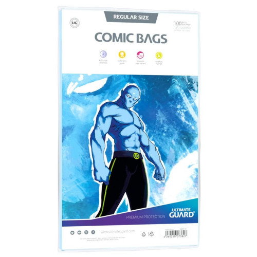 Plastficka Ultimate guard regular size (för svenska serietidningar)