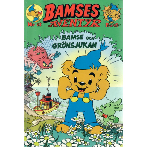 Bamses Äventyr Nr 22 Bamse och grönsjukan (Begagnad)