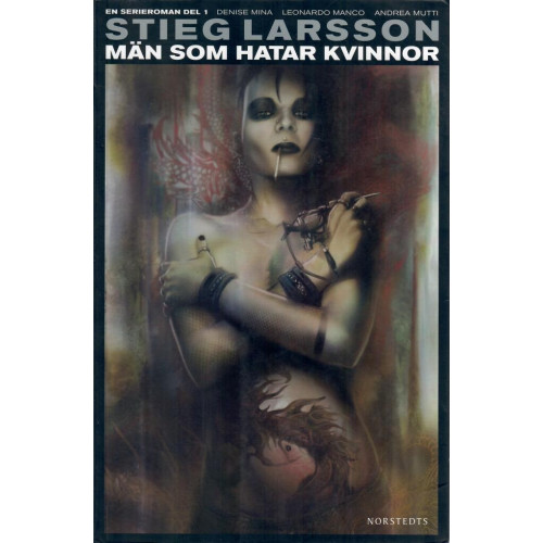 Män som hatar kvinnor komplett del 1+2 (Stieg Larsson) (Begagnad)