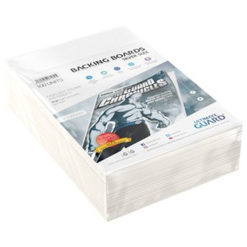Backerboard Ultimate Guard Silver (för svenska serietidningar)