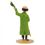 Staty - Kalkyl hälsar med grön hatt, 12 cm i resin