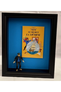 Tintin tavla - enhörningen 20x25x6 cm Tintin tavla - enhörningen 20x25x6 cm