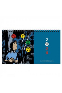 Tintin Bordskalender 2024 (21 x 13 cm)