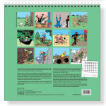 Tintin Väggkalender 2026 (30x30 cm)