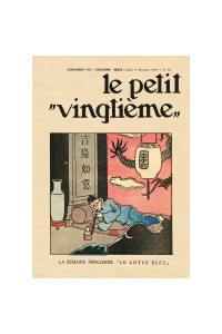 Vykort - Le Petit Vingtiéme - Tintin opium (Nr 50)