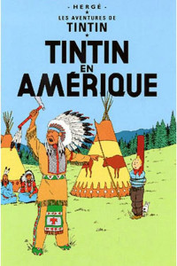 Vykort - Tintin i Amerika (Tintin en Amérique)