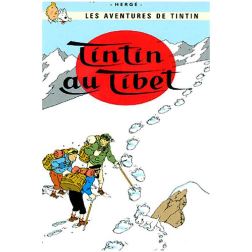 Vykort - Tintin i Tibet (Tibet)