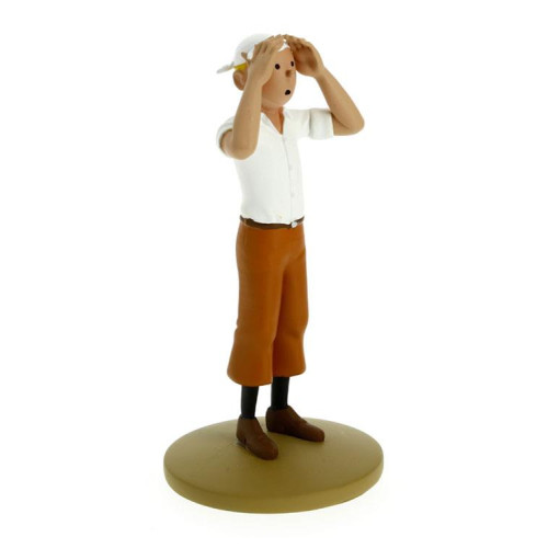 Tintin i öknen 12 cm i resin