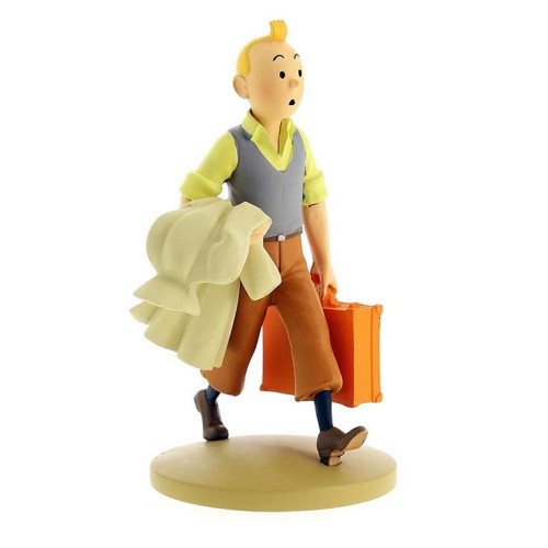 Tintin på väg 12 cm i resin