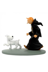Staty - Tintin i toga (färg) 12 cm i resin