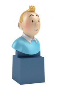 Plastfigur - Byst - Tintin 7 cm 