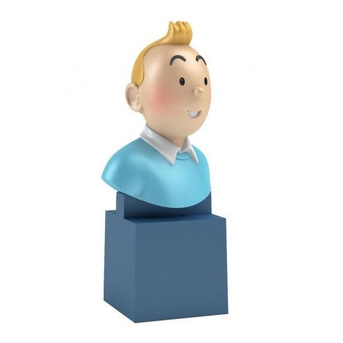 Plastfigur - Byst - Tintin, 7 cm 