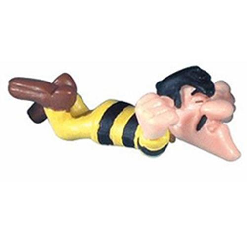 Plastfigur - Lucky Luke - Joe Dalton arg (ligger ner)