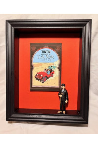 Tintin tavla - Guldet Dupont 20x25x6 cm