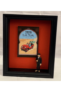 Tintin tavla - guldet 20x25x6 cm Tintin tavla - guldet 20x25x6 cm