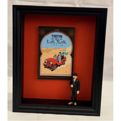 Tintin tavla - guldet 20x25x6 cm Tintin tavla - guldet 20x25x6 cm